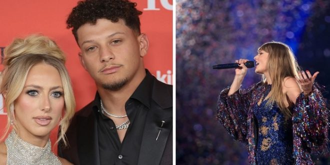 Patrick Mahomes and Wife Brittany Attend Taylor Swift’s Concert in Edinburgh