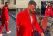 Travis Kelce rocks very bold red suit for Chiefs' Super Bowl ring ceremony