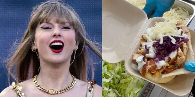 Taylor Swift's kebab shop order at modest London takeaway finally revealed