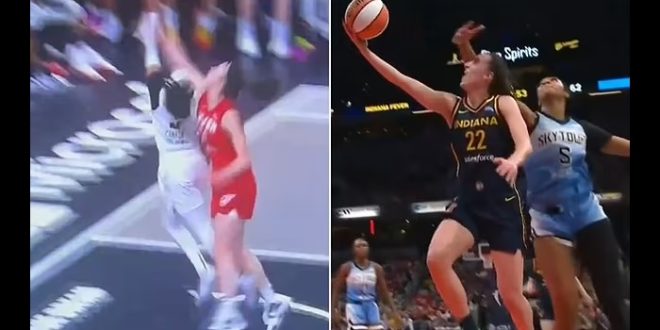 Video of Caitlin Clark Committing Identical Foul to Angel Reese Swipe Surfaces