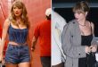 Taylor Swift's Versace Denim Corset is Actually a Sweet Travis Kelce Reference